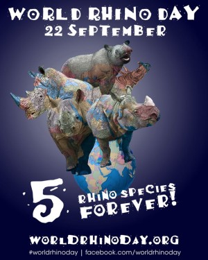 World Rhino Day 2013 poster