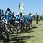 The Ol Pejeta Conservancy in Kenya partnered with Laikipia Wildlife Forum host a World Rhino Day cycling event to raise awareness in Laikipia.