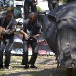 Crowds gathered in Harare, Zimbabwe, for musical entertainment and a parade, where they marched from Town House to Africa Union Square. Photo courtesy of Tikki Hywood Trust.